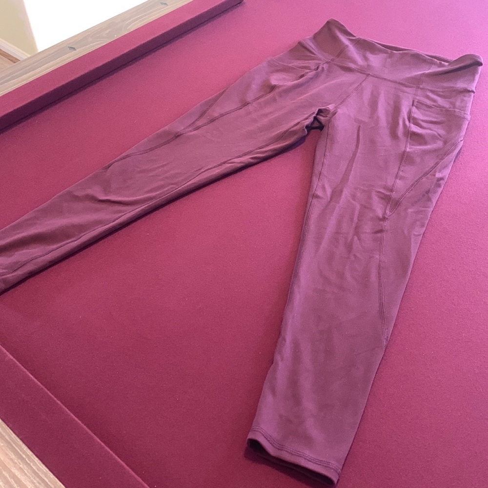 Freely maroon leggings